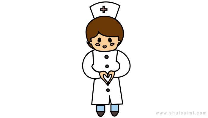 护士简笔画怎么画 护士简笔画图片大全