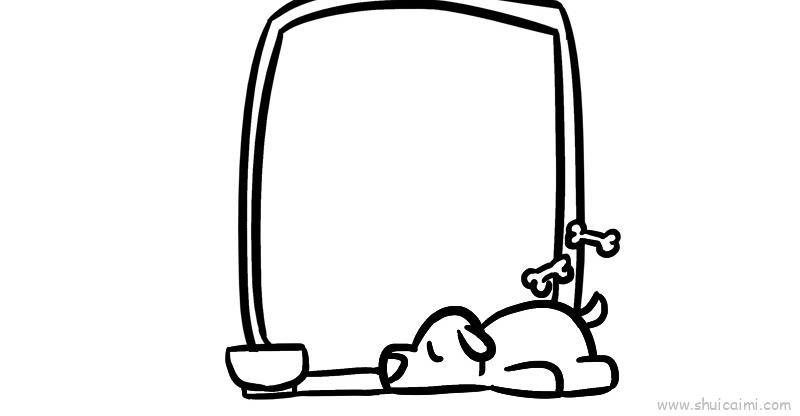 花边边框教程儿童画怎么画 花边边框教程简笔画简单