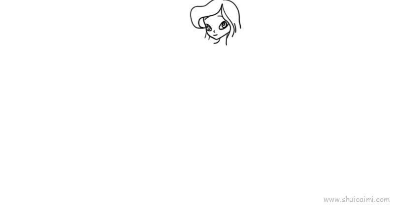 美人鱼儿童画怎么画 美人鱼简笔画图片大全