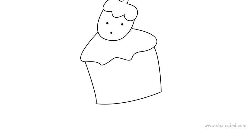 蛋糕教程儿童画怎么画 蛋糕教程简笔画步骤