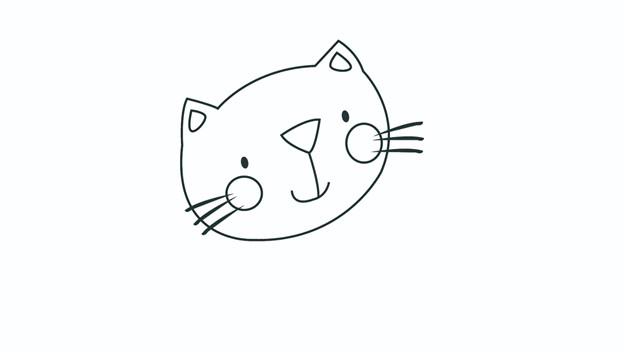 小猫简笔画怎么画 小猫简笔画画法