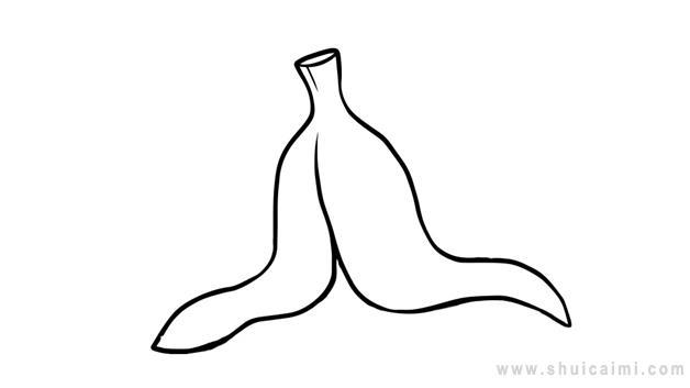 香蕉皮简笔画怎么画 香蕉皮简笔画简单
