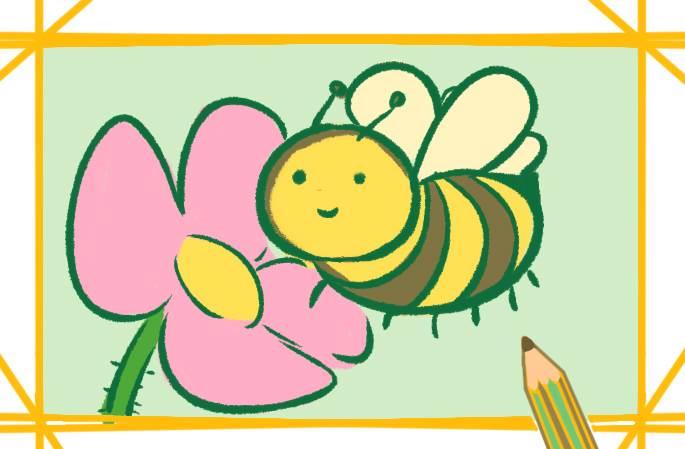小蜜蜂简笔画 小蜜蜂简笔画幼儿