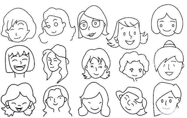 妈妈简笔画 妈妈简笔画简单又漂亮