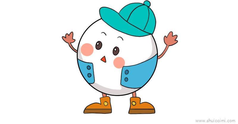 元宵节可爱小汤圆儿童画怎么画 元宵节可爱小汤圆简笔画简单又好看