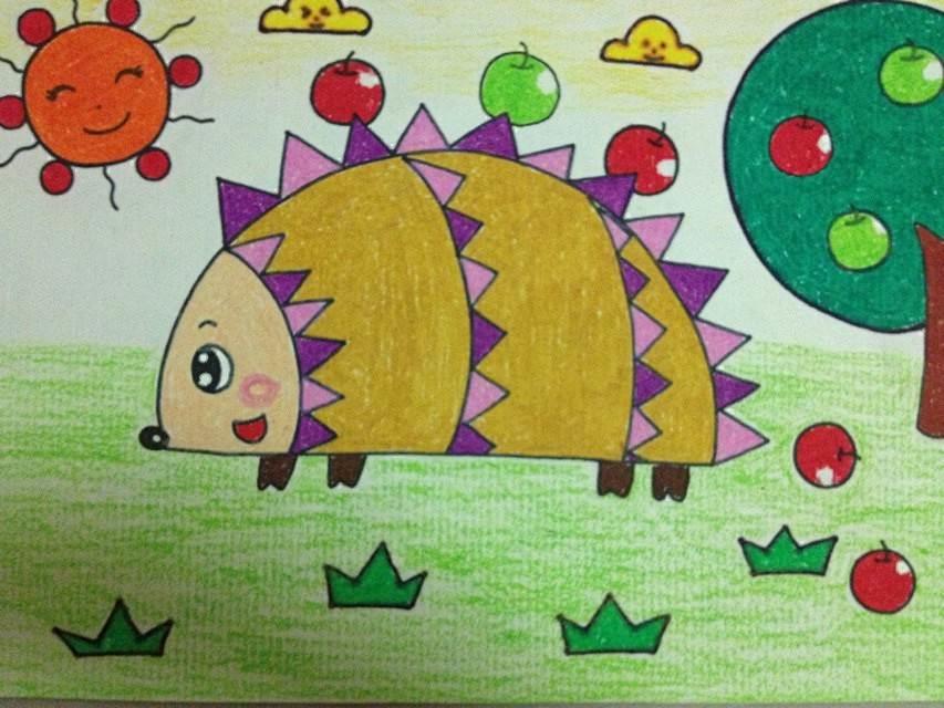 小刺猬简笔画 小刺猬简笔画幼儿