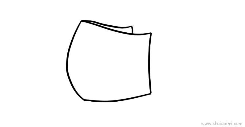 一次性口罩儿童画怎么画 一次性口罩简笔画画法