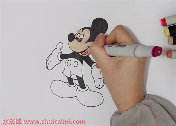 米奇怎么画 米奇简笔画漂亮彩色