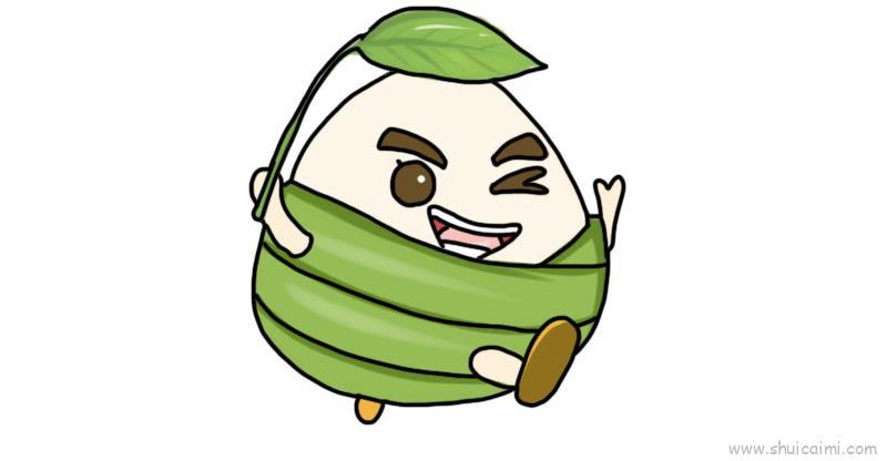 粽子儿童画怎么画 粽子简笔画简单又好看
