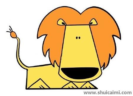 狮子王儿童简笔画