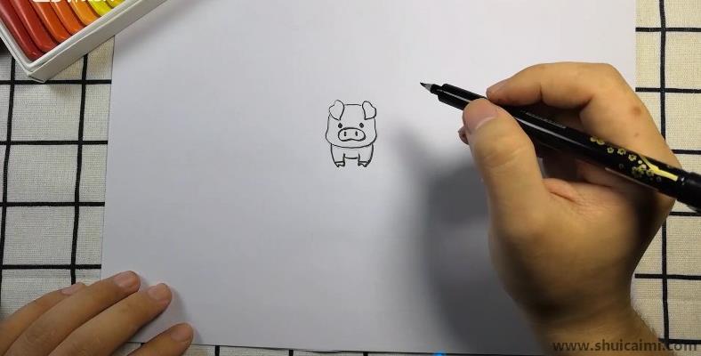 猪儿童简笔画怎么画 猪儿童画顺序