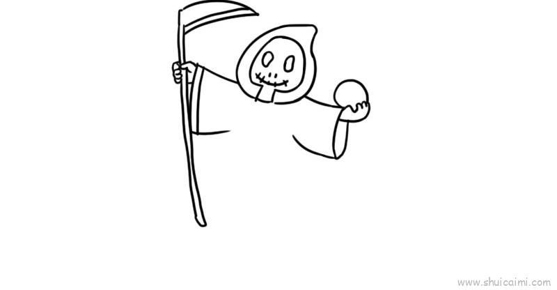 万圣节恐怖鬼怪儿童画怎么画 万圣节恐怖鬼怪简笔画顺序