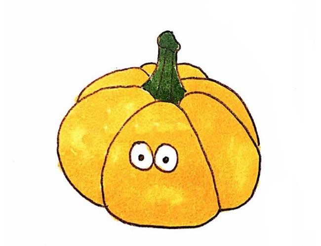 南瓜简笔画 南瓜简笔画儿童画法