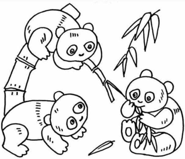 熊猫简笔画大全 熊猫简笔画大全图片