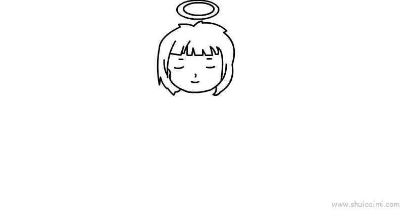 天使儿童画怎么画 天使简笔画简单
