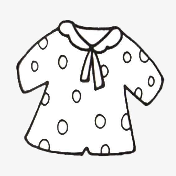 衣服简笔画 衣服简笔画彩色