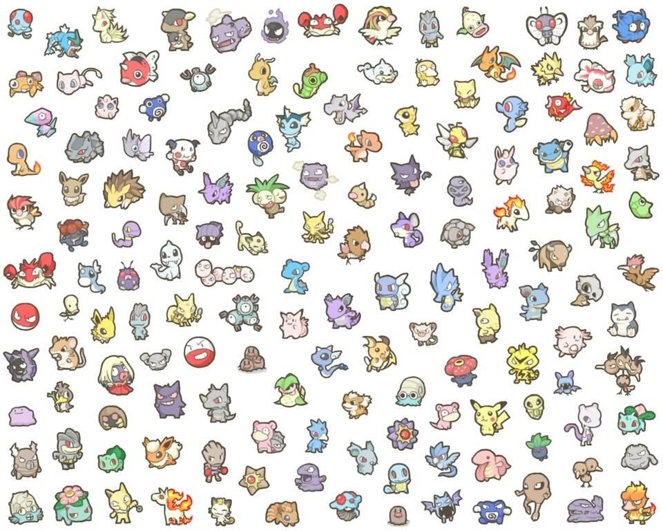 宝可梦简笔画 全部宝可梦简笔画