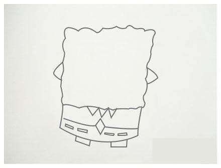 海绵简笔画图片大全 海绵宝宝简笔画图片大全