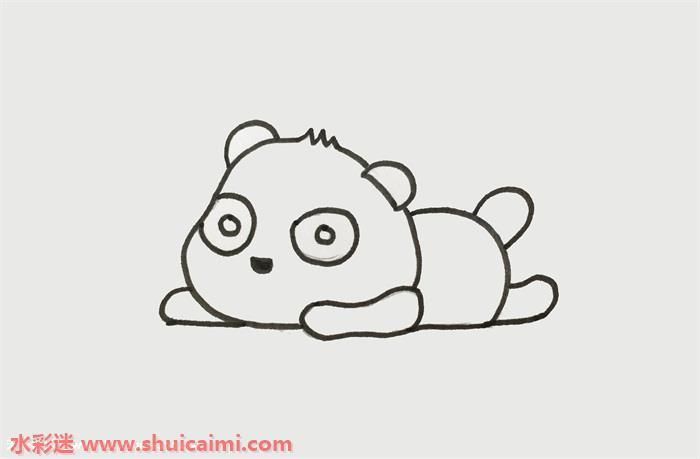 熊猫可爱怎么画 熊猫可爱简笔画画法