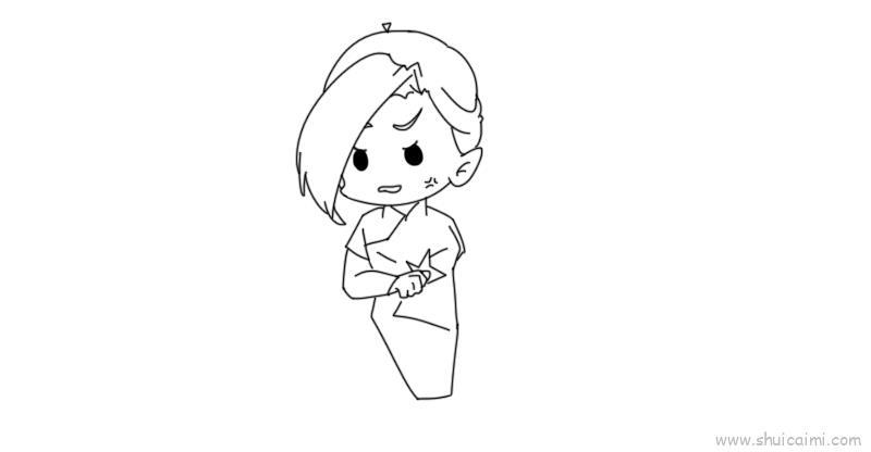 梅花十三儿童画怎么画 梅花十三简笔画步骤