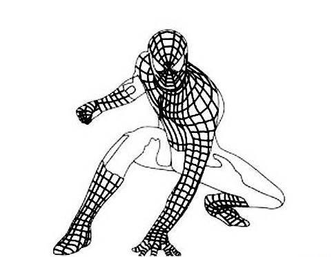 蜘蛛侠简笔画 蜘蛛侠简笔画简单又帅气