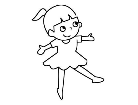跳舞简笔画 跳舞简笔画人物图片