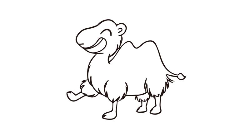 骆驼简笔画怎么画 骆驼简笔画步骤
