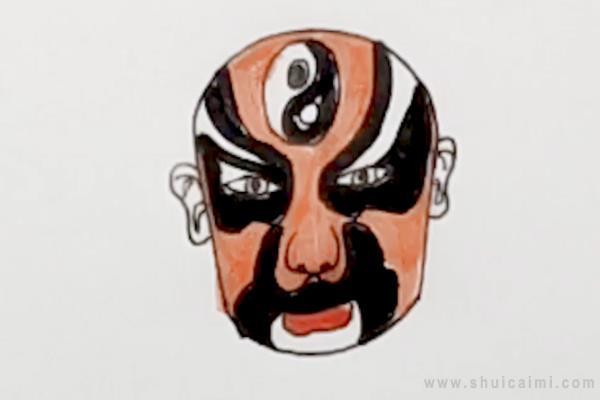 脸谱简笔画怎么画 脸谱简笔画步骤