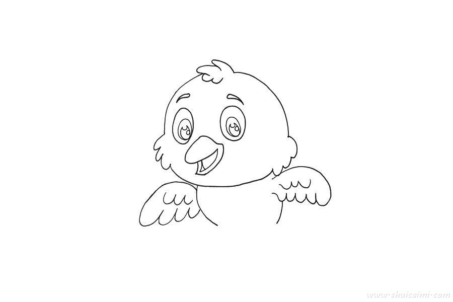 卡通小鸟怎么画 卡通小鸟简笔画简单彩色