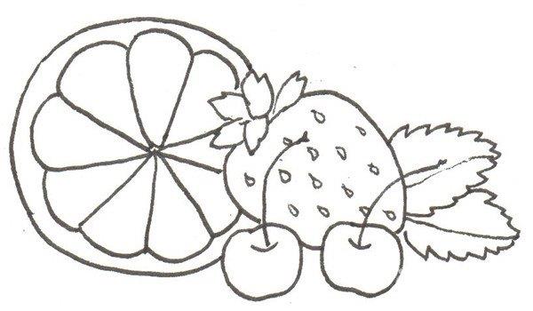 水果大杂烩的简笔画怎么画 水果大杂烩的简笔画图片大全