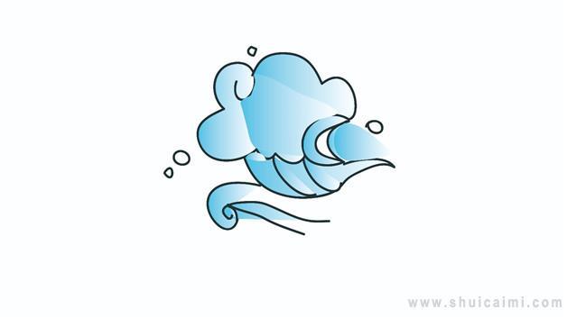 大海浪简笔画怎么画 大海浪简笔画好看
