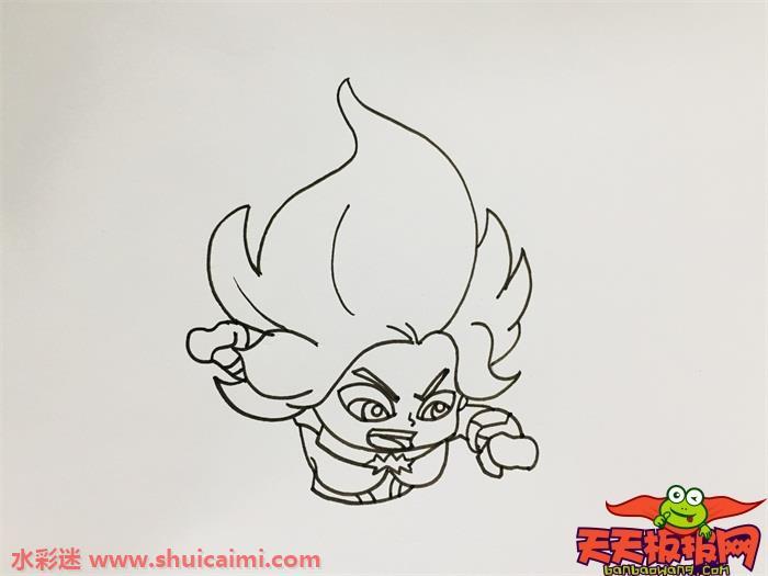 惊奇队长怎么画 惊奇队长简笔画彩色