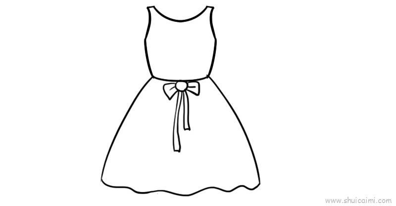 裙子儿童画怎么画 裙子简笔画顺序
