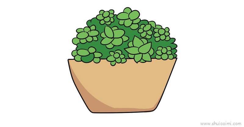 一摸香植物儿童画怎么画 一摸香植物简笔画简单又好看