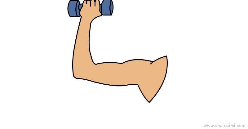 胳膊儿童画怎么画 胳膊简笔画简单