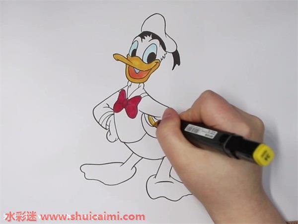唐老鸭怎么画 唐老鸭简笔画简单易画彩色