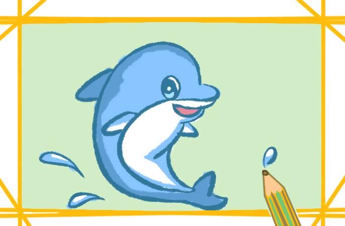 海豚简笔画 海豚简笔画简单