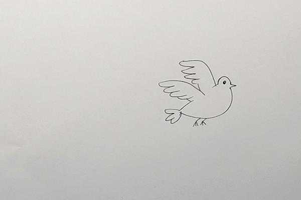 小鸟简笔画怎么画 小鸟简笔画画法