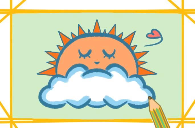 简笔画太阳 简笔画太阳涂色