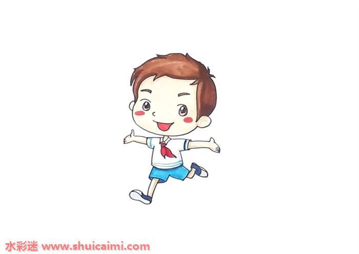 儿童画少先队员怎么画 少先队员简笔画彩色