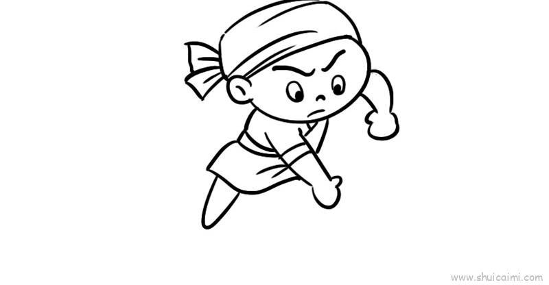 武松打虎儿童画怎么画 武松打虎简笔画教程