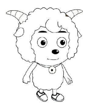 简笔画羊 简笔画羊的画法最简单