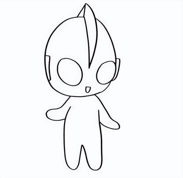 奥特曼简笔画 奥特曼简笔画简单又帅气