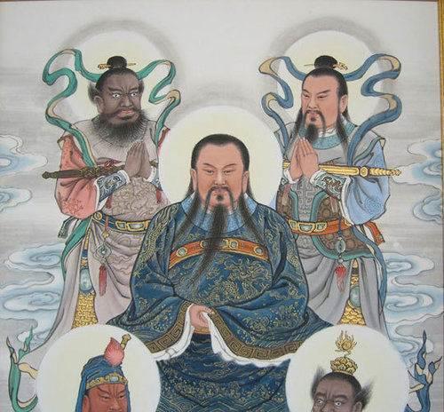 玄天上帝简笔画 天上神仙简笔画