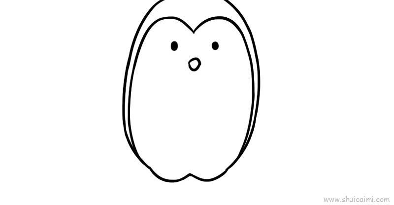 可爱小企鹅儿童画怎么画 可爱小企鹅简笔画顺序