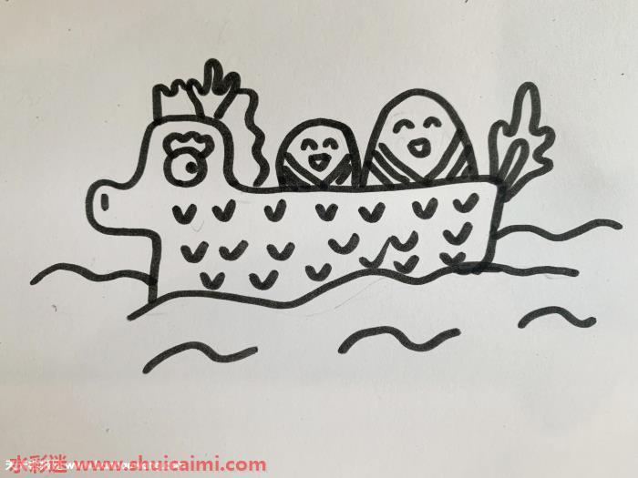 端午节怎么画 端午节简笔画彩色