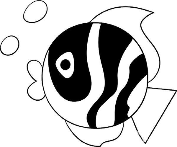 可爱的小鱼的简笔画怎么画 可爱的小鱼简笔画图片