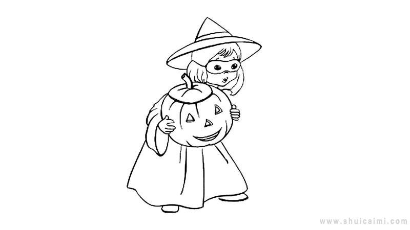 万圣节简笔画怎么画 万圣节简笔画画法