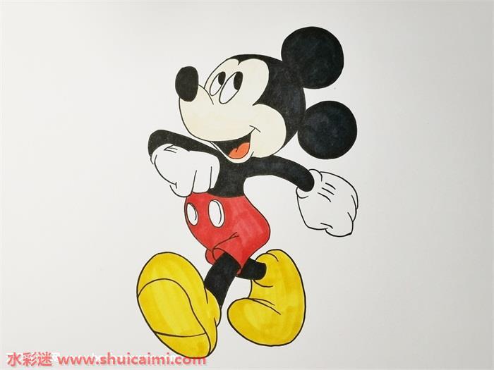 米奇怎么画 米奇简笔画步骤