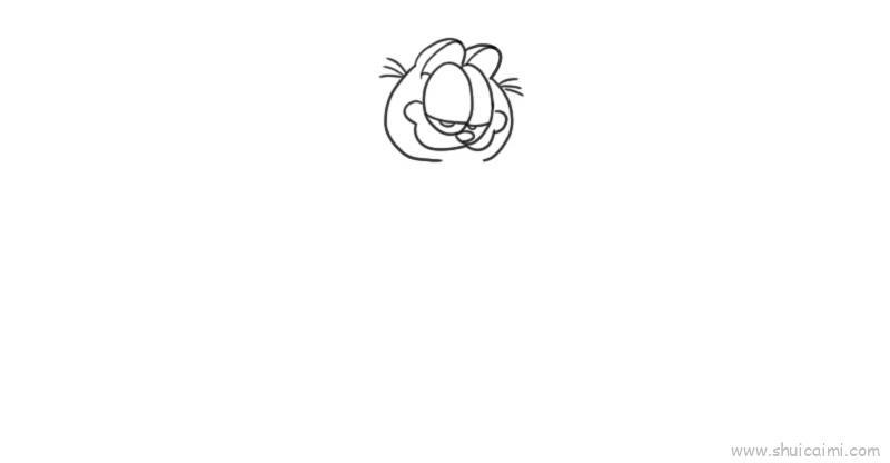 加菲猫儿童画怎么画 加菲猫简笔画画法